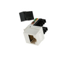 Hot sale Cat6 rj45 UTP 90 degree keystone jack